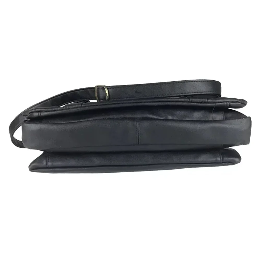 Original Carriage Collection‎ Unisex Adults Black Shoulder Strap Messenger Bag